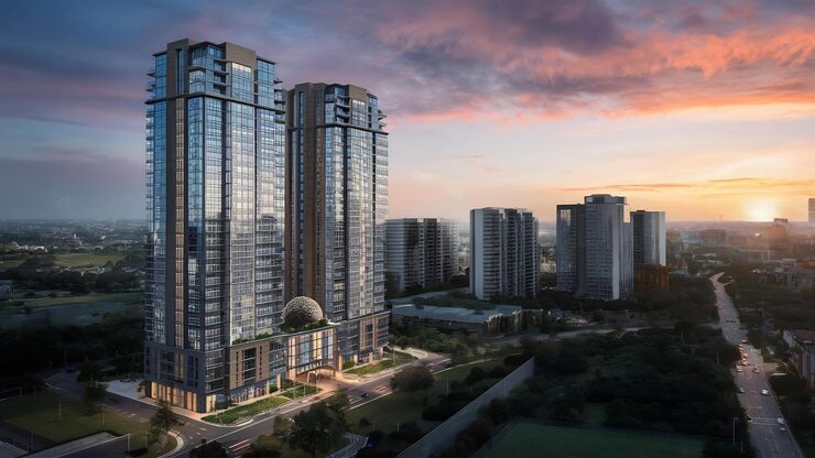 Illustrative render of Sunteck BKC51, BKC, Bandra, Mumbai